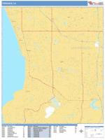 Torrance Wall Map Zip Code