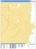 Tustin Wall Map Zip Code