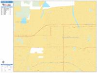 Upland Wall Map Zip Code