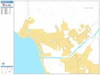 Ventura Wall Map Zip Code