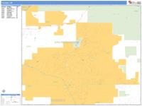 Yucaipa Wall Map Zip Code