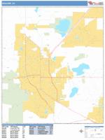 Boulder Wall Map Zip Code