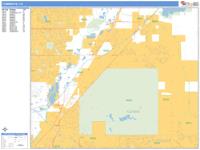 Commerce City Wall Map Zip Code
