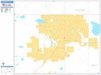 Longmont Wall Map Zip Code