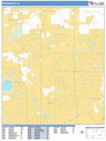 Westminster Wall Map Zip Code