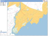 Milford Wall Map Zip Code