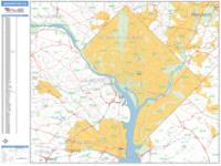 Washington Wall Map Zip Code