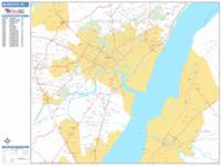 Wilmington Wall Map Zip Code
