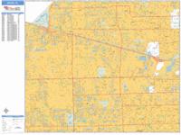 Davie Wall Map Zip Code