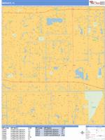 Margate Wall Map Zip Code