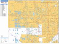 Miramar Wall Map Zip Code