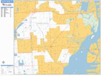 North Miami Wall Map Zip Code