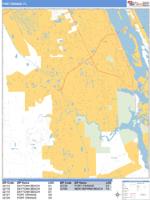 Port Orange Wall Map Zip Code