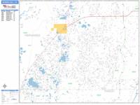 Spring Hill Wall Map Zip Code