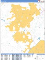 Smyrna Wall Map Zip Code