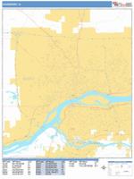 Davenport Wall Map Zip Code