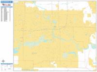 Des Moines Wall Map Zip Code