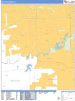 West Des Moines Wall Map Zip Code