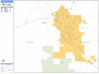 Pocatello Wall Map