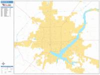 Decatur Wall Map Zip Code