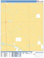 Oak Lawn Wall Map Zip Code