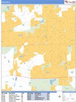 Wheaton Wall Map Zip Code