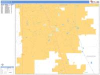 Greenwood Wall Map Zip Code