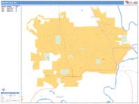 Manhattan Wall Map Zip Code
