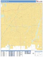 Overland Park Wall Map Zip Code