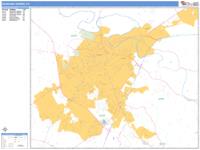 Bowling Green Wall Map Zip Code
