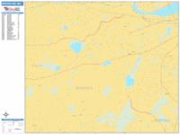 Brookline Wall Map Zip Code