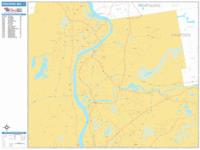 Chicopee Wall Map Zip Code