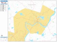 Haverhill Wall Map Zip Code