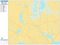 Medford Wall Map Zip Code
