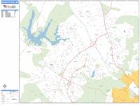 Germantown Wall Map Zip Code