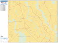 Silver Spring Wall Map Zip Code
