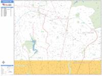 Towson Wall Map Zip Code