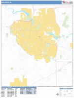 Ann Arbor Wall Map Zip Code