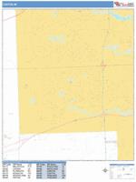 Canton Wall Map Zip Code