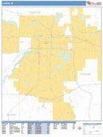 Lansing Wall Map Zip Code