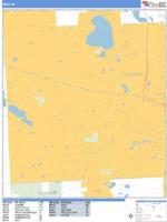 Novi Wall Map Zip Code