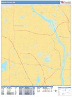 Brooklyn Park Wall Map Zip Code