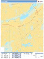 Burnsville Wall Map Zip Code
