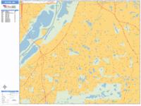 Eagan Wall Map Zip Code