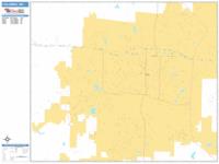 Columbia Wall Map Zip Code