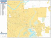 Independence Wall Map Zip Code