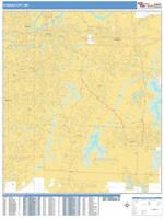 Kansas City Wall Map Zip Code