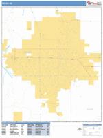 Fargo Wall Map Zip Code