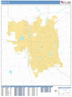 Lincoln Wall Map Zip Code