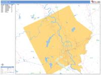 Concord Wall Map Zip Code